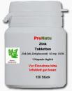 ProNatu 120 comprimes de zinc 50 mg (vegetarien)